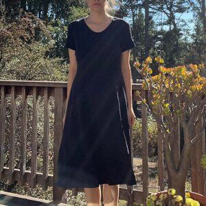 vintage Laura Ashley silk midi dress